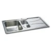 Carron Phoenix Zeta 150 1.5 Bowl Stainless Steel Kitchen Sink - Polished Finish - 101.0153.952 -Kitchen Series Shop 101.0153.952