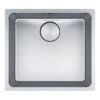 Franke Mythos 1 Bowl Undermount Kitchen Sink MYX 110-45 - Stainless Steel - 122.0606.949 -Kitchen Series Shop 122.0606.949 1