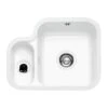 Franke By V&B 1.5 Bowl Undermount Ceramic Kitchen Sink With Left Hand Small Bowl VBK 160 - White - 126.0381.814 -Kitchen Series Shop 126.0381.814