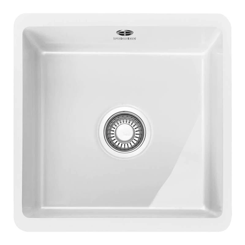 Franke Kubus 1 Bowl Undermount Ceramic Kitchen Sink KBK 110-40 - White - 126.0438.430 Franke Kubus 1 Bowl Undermount Ceramic Kitchen Sink KBK 110-40 - White - 126.0438.430 -Kitchen Series Shop 126.0438.430