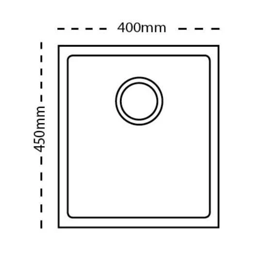Carron Phoenix Deca 100 1 Bowl Stainless Steel Kitchen Sink - 127.0442.744 Carron Phoenix Deca 100 1 Bowl Stainless Steel Kitchen Sink - 127.0442.744 -Kitchen Series Shop 127.0442.744 technical