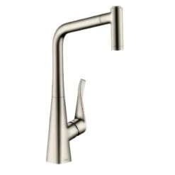 Hansgrohe Metris Single Lever Kitchen Mixer & Pull-Out Spray - 14820000