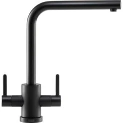 Franke Krios L-Spout Kitchen Mixer Tap - Matt Black - 115.0659.342
