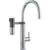Franke Vital Capsule 3-in-1 J-Spout Filter Tap - Chrome/Gun Metal - 120.0621.229