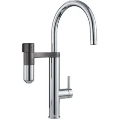 Franke Vital Capsule 3-in-1 J-Spout Filter Tap - Chrome/Gun Metal - 120.0621.229