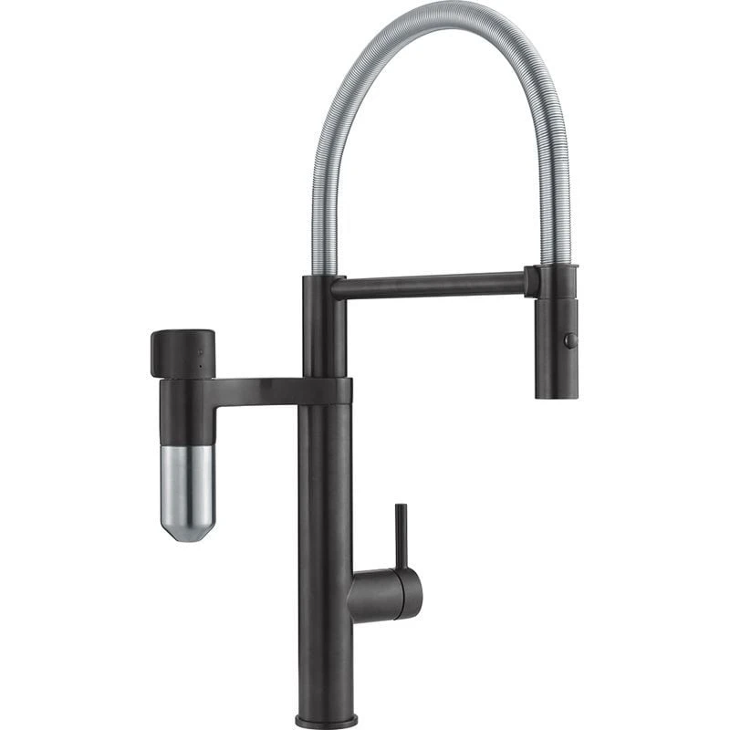 Franke Vital Capsule 3-in-1 Semi-Pro Filter Tap - Matt Black/Decor Steel PVD - 120.0621.313 Franke Vital Capsule 3-in-1 Semi-Pro Filter Tap - Matt Black/Decor Steel PVD - 120.0621.313 -Kitchen Series Shop 1 1 1200621313