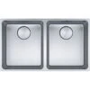 Franke Mythos 2 Bowl Undermount Kitchen Sink MYX 120 34-34 - Stainless Steel - 122.0607.085 -Kitchen Series Shop 1 2 122.0607.085