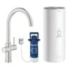 Grohe Red II Duo C Spout Tap & L Size Boiler Super Steel 30328DC1 -Kitchen Series Shop 30328dc1