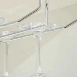 HOMCOM Freestanding Wine Rack & Glass Holder - White - 801-191 -Kitchen Series Shop 32f0ff17dc4afed7e.jpg
