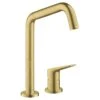 AXOR Citterio M Single Lever Kitchen Mixer Tap 220 With Swivel Spout 2TH - Brushed Brass - 34820950 -Kitchen Series Shop 34820950 1