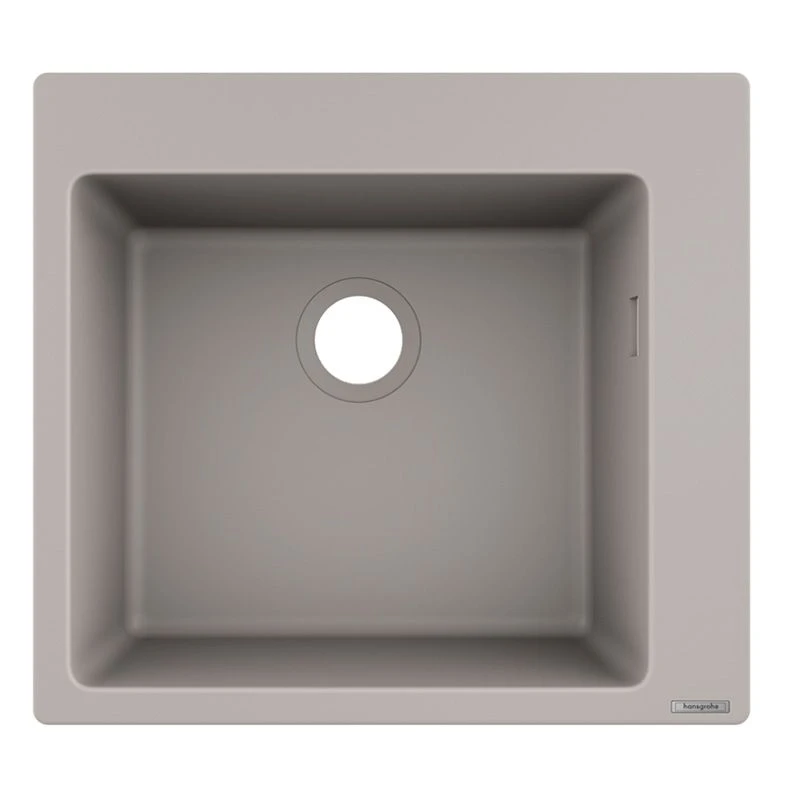 hansgrohe S510-F450 Built-in Kitchen Sink 450 - Concrete Grey - 43312380 Hansgrohe S510-F450 Built-in Kitchen Sink 450 - Concrete Grey - 43312380 -Kitchen Series Shop 4 4 3 43312380