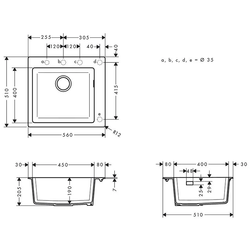 hansgrohe S510-F450 Built-in Kitchen Sink 450 - Concrete Grey - 43312380 Hansgrohe S510-F450 Built-in Kitchen Sink 450 - Concrete Grey - 43312380 -Kitchen Series Shop 4 4 3 43312380 1