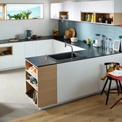 Hansgrohe S510-F660 Built-in Kitchen Sink 660 - Stone Grey - 43313290 -Kitchen Series Shop 4 4 3 43313290 2