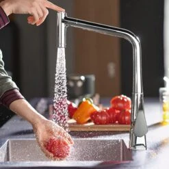 Hansgrohe S719-U400 Undermount Kitchen Sink 400 - Stainless Steel - 43425800 -Kitchen Series Shop 4 4 3 43425800 2