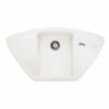 Blanco ZIA 9 E Silgranit 1 Bowl Inset Kitchen Sink - White - 514758 -Kitchen Series Shop 5 1 514758