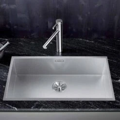 Blanco ZEROX 700-IF Durinox Stainless Steel 1 Bowl Inset Kitchen Sink With Manual InFino Waste - 523099 -Kitchen Series Shop 5 2 523099 lifestyle1