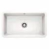Blanco VILLAE Farmhouse Ceramic 1 Bowl Kitchen Sink - Crystal White - 525163 -Kitchen Series Shop 5 2 525163