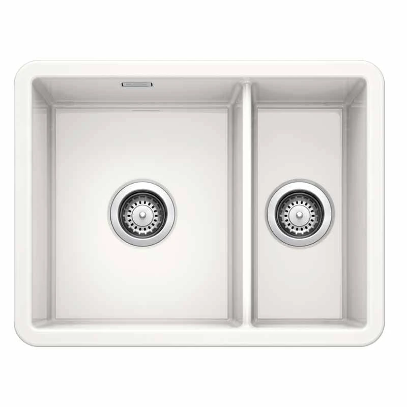 Blanco VILLAE LH Farmhouse Ceramic 1.5 Bowl Kitchen Sink - Crystal White - 525165 Blanco VILLAE LH Farmhouse Ceramic 1.5 Bowl Kitchen Sink - Crystal White - 525165 -Kitchen Series Shop 5 2 525165