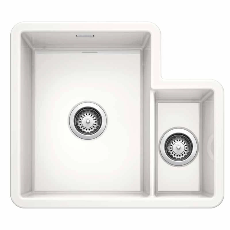 Blanco VILLAE LH Farmhouse Ceramic 1.5 Bowl Kitchen Sink - Crystal White - 525166 Blanco VILLAE LH Farmhouse Ceramic 1.5 Bowl Kitchen Sink - Crystal White - 525166 -Kitchen Series Shop 5 2 525166