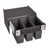 Blanco SELECT II 60/3 Waste Sorter For 600mm Base Cabinet - Black/Anthracite - 526204 -Kitchen Series Shop 5 2 526204