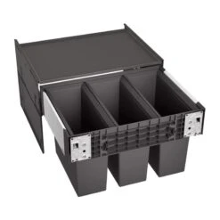 Blanco SELECT II 60/3 Waste Sorter For 600mm Base Cabinet - Black/Anthracite - 526204