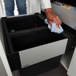Blanco SELECT II 60/2 Orga Waste Sorter For 600mm Base Cabinet - Black/Anthracite - 526208 -Kitchen Series Shop 5 2 526208 3