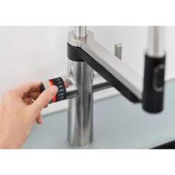 Blanco Drink.hot EVOL-S Pro 4-in-1 Flexible Hose PVD Steel Kitchen Tap - Stainless Steel - 526313 -Kitchen Series Shop 5 2 526313 3