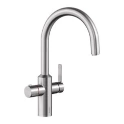 Blanco Drink.hot TAMPERA 3-in-1 Swivel Hose PVD Steel Kitchen Tap - Stainless Steel - 526560