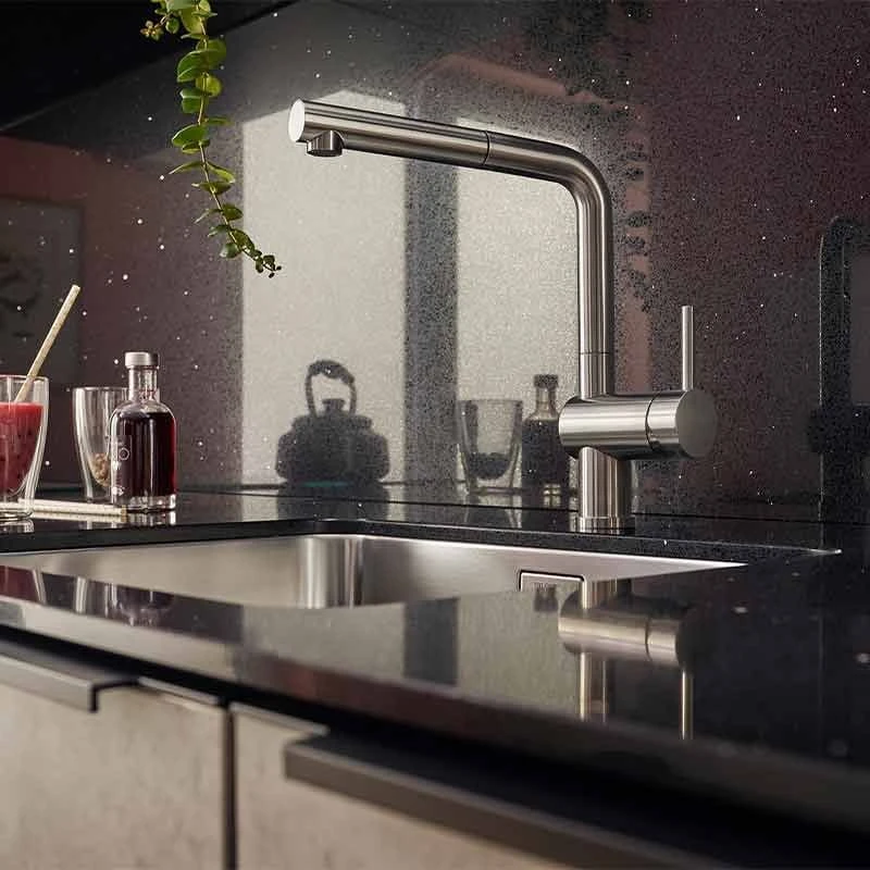 Blanco LINUS-S Single Lever Pull-Out Handset PVD Steel Kitchen Tap - Satin Gold - 526684 Blanco LINUS-S Single Lever Pull-Out Handset PVD Steel Kitchen Tap - Satin Gold - 526684 -Kitchen Series Shop 5 2 526684 2