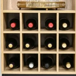 HOMCOM Freestanding Wine Rack & Glass Holder - Brown - 801-205 3 HOMCOM Freestanding Wine Rack & Glass Holder - Brown - 801-205 -Kitchen Series Shop 5jmbd717dc442143a.jpg