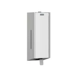 KWC DVS Exos White Glass Front Soap Dispenser EXOS618W - Stainless Steel - 201.0000.040