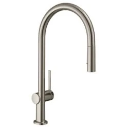 Hansgrohe Talis M54 Single Lever Kitchen Mixer 210, Pull-Out Spray, 2jet, SBox - Stainless Steel - 72801800