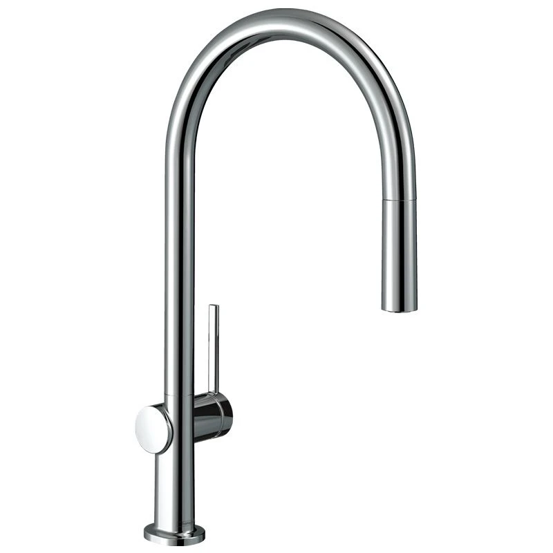 hansgrohe Talis M54 Single Lever Kitchen Mixer 210, Pull-Out Spout, 1jet - Chrome - 72802000 Hansgrohe Talis M54 Single Lever Kitchen Mixer 210, Pull-Out Spout, 1jet - Chrome - 72802000 -Kitchen Series Shop 7 2 72802000