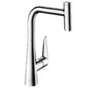 Hansgrohe Talis Select M51 Single Lever Kitchen Mixer 300, Pull-Out Spout, 1jet - Chrome - 72821000