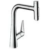 Hansgrohe Talis Select M51 Single Lever Kitchen Mixer 220, Pull-Out Spray, 2jet - Chrome - 72824000 1 Hansgrohe Talis Select M51 Single Lever Kitchen Mixer 220, Pull-Out Spray, 2jet - Chrome - 72824000 -Kitchen Series Shop 7 2 72824000