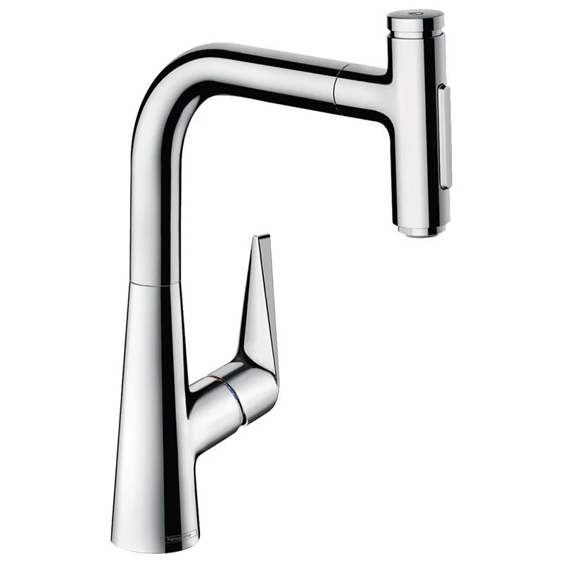 hansgrohe Talis Select M51 Single Lever Kitchen Mixer 220, Pull-Out Spray, 2jet - Chrome - 72824000 Hansgrohe Talis Select M51 Single Lever Kitchen Mixer 220, Pull-Out Spray, 2jet - Chrome - 72824000 -Kitchen Series Shop 7 2 72824000
