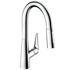Hansgrohe Talis M51 Single Lever Kitchen Mixer 160, Pull-Out Spray, 2jet, SBox - Chrome - 73850000