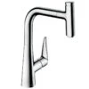 Hansgrohe Talis Select M51 Single Lever Kitchen Mixer 220, Pull-Out Spout, 1jet, SBox - Chrome - 73852000 -Kitchen Series Shop 7 3 73852000