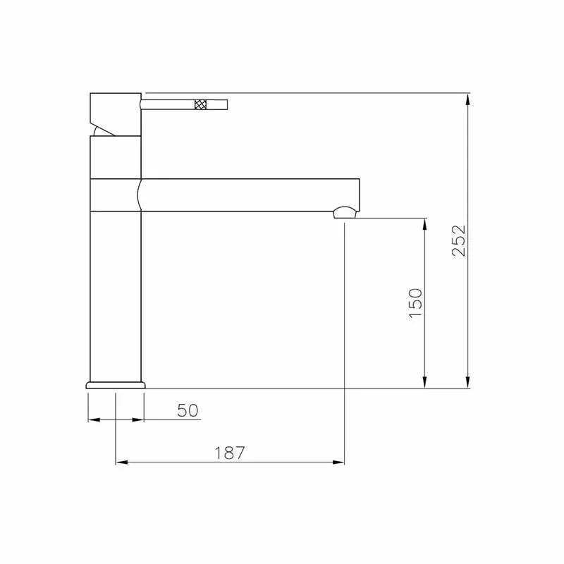 Abode Hydrus Single Lever Kitchen Tap Chrome - AT1088 Abode Hydrus Single Lever Kitchen Tap Chrome - AT1088 -Kitchen Series Shop a t at1088 1