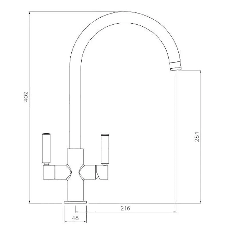 Abode Globe Aquifier Kitchen Water Filter Tap Brushed Brass - AT2175 Abode Globe Aquifier Kitchen Water Filter Tap Brushed Brass - AT2175 -Kitchen Series Shop a t at2175 1