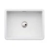 Abode Sandon Single Bowl Ceramic Kitchen Sink - White - AW1031 -Kitchen Series Shop a w aw1031