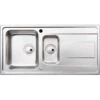 Abode Ixis 1.5 Bowl & Drainer Stainless Steel Kitchen Sink - AW5103