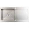 Abode Verve Single Bowl & Drainer Stainless Steel Kitchen Sink - AW5136 -Kitchen Series Shop a w aw5136