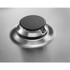 AEG HGB75400SM 75cm Gas Hob - Stainless Steel 8 AEG HGB75400SM 75cm Gas Hob - Stainless Steel -Kitchen Series Shop aed hgb75400sm small capped gas outlet front view