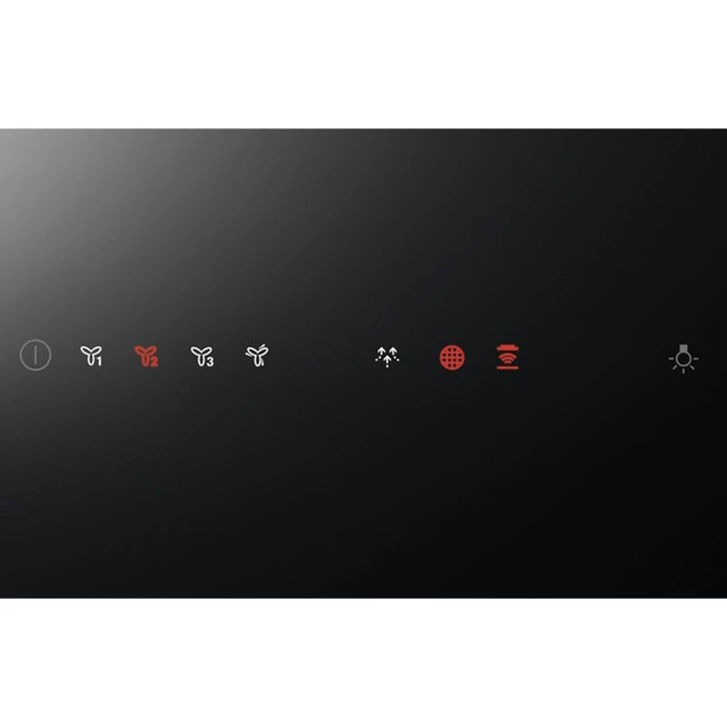 AEG DIE5961HG 90cm Box Island Hood - Stainless Steel AEG DIE5961HG 90cm Box Island Hood - Stainless Steel -Kitchen Series Shop aeg die5961hg touch functions display close up view