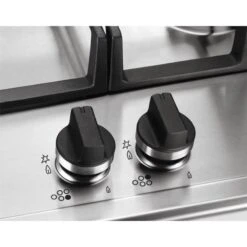 AEG HGB95522YM 90cm Gas Hob - Stainless Steel 7 AEG HGB95522YM 90cm Gas Hob - Stainless Steel -Kitchen Series Shop aeg hgb95522ym gas functions knobs side top side close up