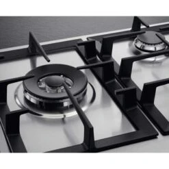 AEG HGB95522YM 90cm Gas Hob - Stainless Steel 10 AEG HGB95522YM 90cm Gas Hob - Stainless Steel -Kitchen Series Shop aeg hgb95522ym top gas hob grill close up view
