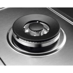 AEG HGB95522YM 90cm Gas Hob - Stainless Steel 11 AEG HGB95522YM 90cm Gas Hob - Stainless Steel -Kitchen Series Shop aeg hgb95522ym uncapped small outlet top close up view