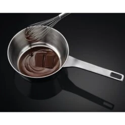 AEG IKE84441FB 80cm Induction Hob - Black -Kitchen Series Shop aeg ike84441fb melted chocolate top side view