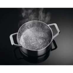 AEG IKE84441FB 80cm Induction Hob - Black -Kitchen Series Shop aeg ike84441fb pan of boiling water top view
